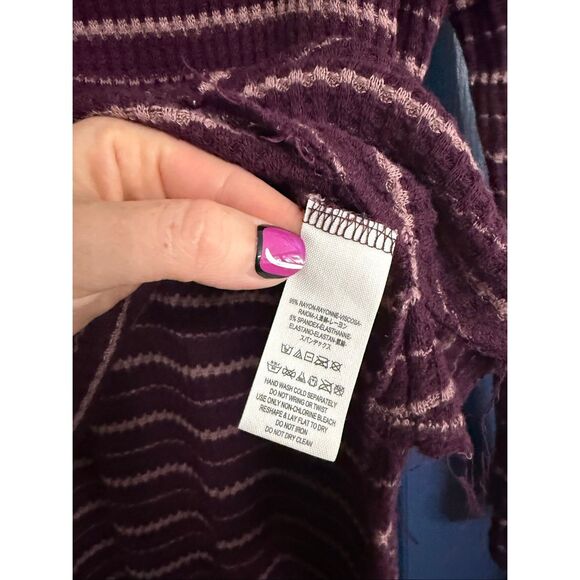 We The Free Kristina Striped Turtleneck Size M - Picture 4 of 7